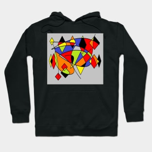 Abstract space grey Hoodie